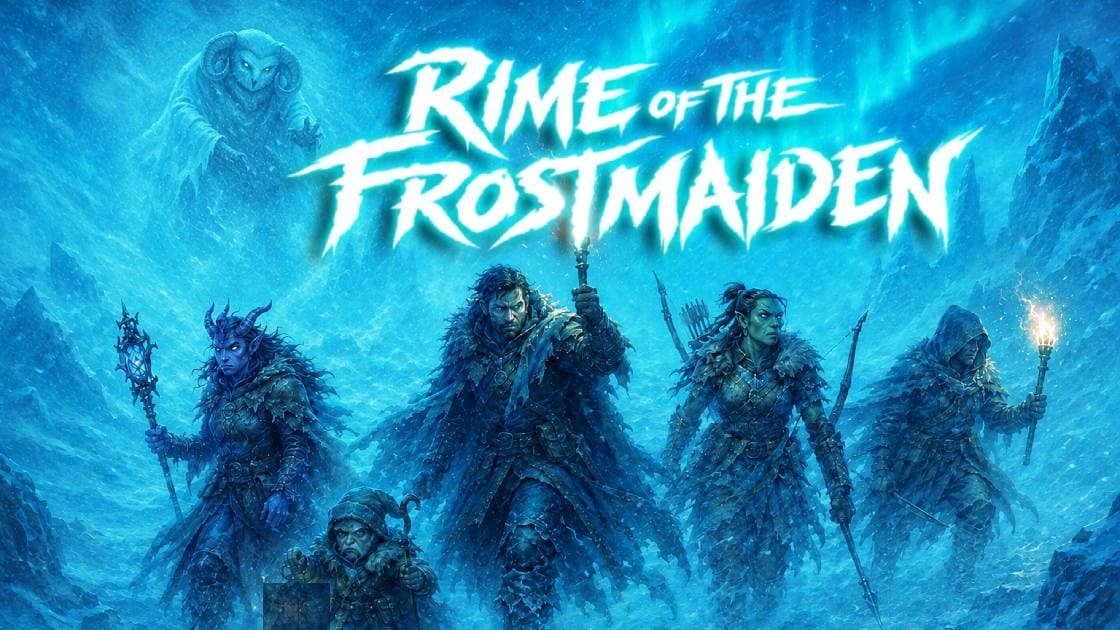 DC20 - Rime of the Frostmaiden (Roll20, DC20, Level 1)