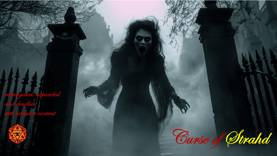 Enter the mists. Survive Barovia. Defeat the vampire Strahd.