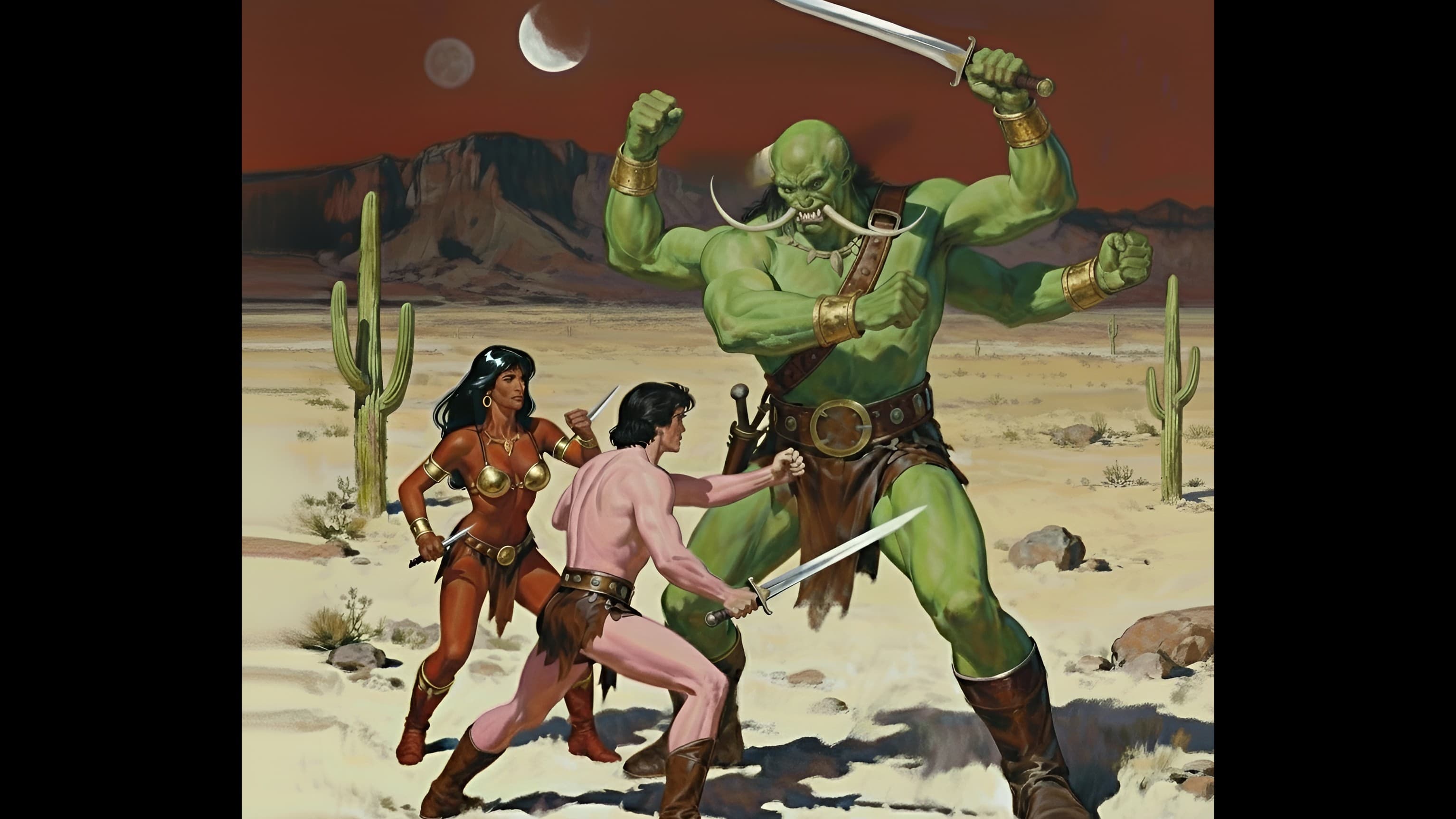 John Carter of Mars! Edgar Rice Burroughs pulp action heroes PbP
