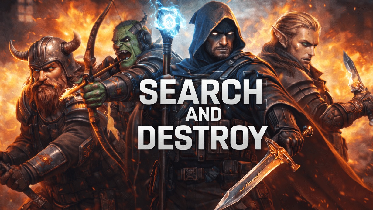 Search and Destroy 3v3  PVP Game Mode!