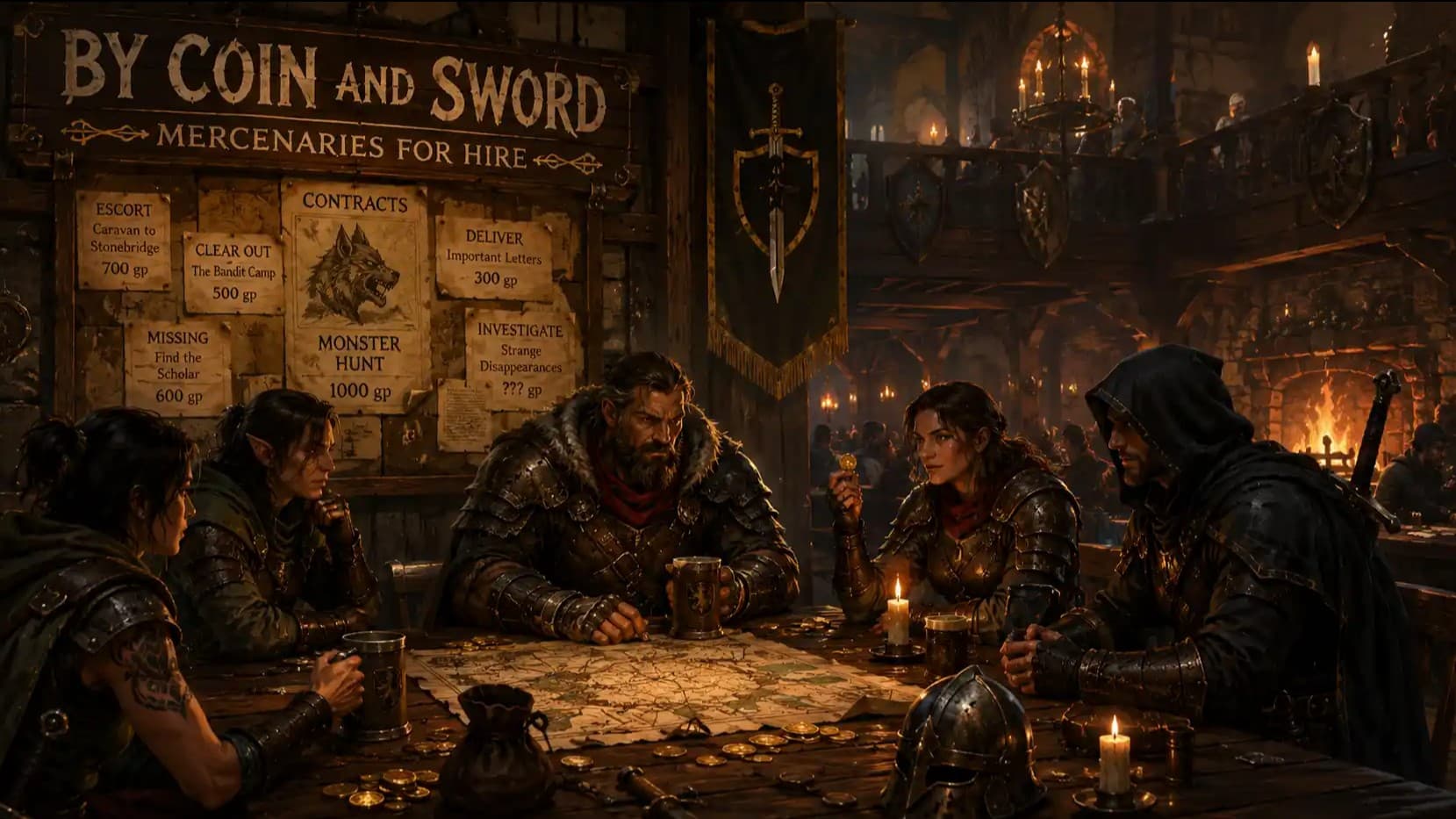 By Coin and Sword (Fast Paced Homebrew Level 2- 20)