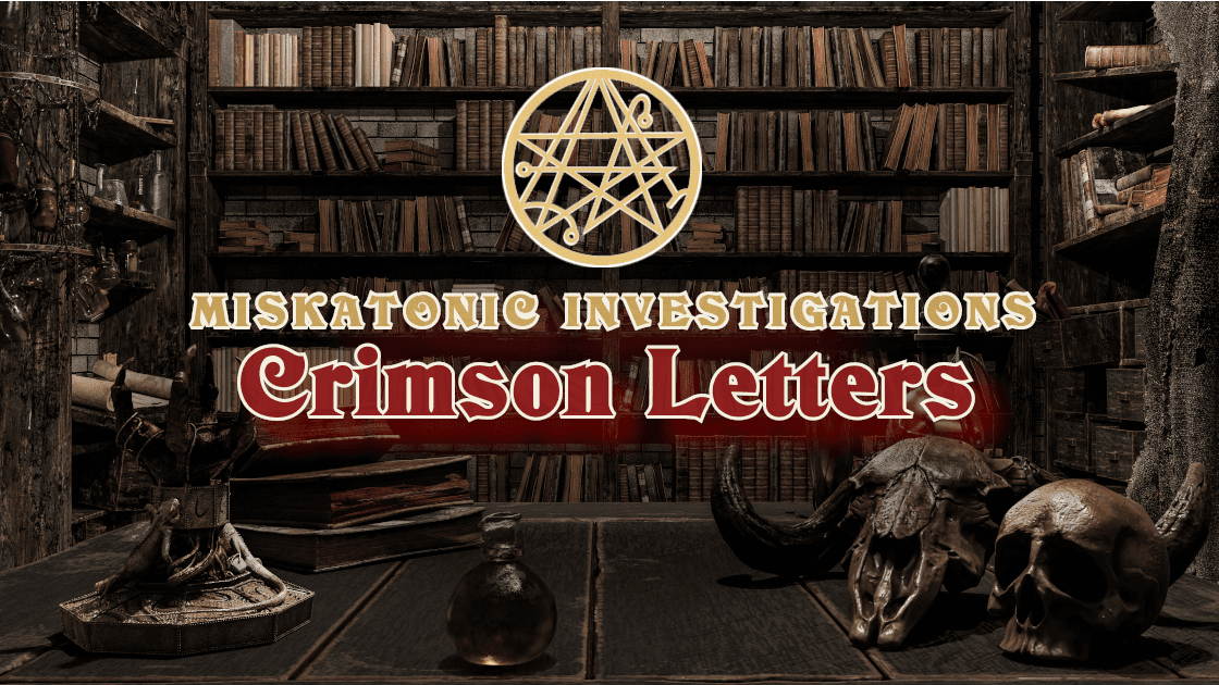 Crimson Letters - A Lovecraftian Murder Mystery Case