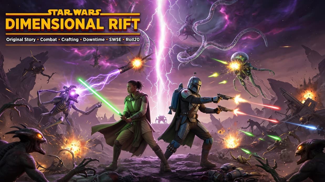 Star Wars: Dimensional Rift | Open World SW5E Campaign to Lv. 20