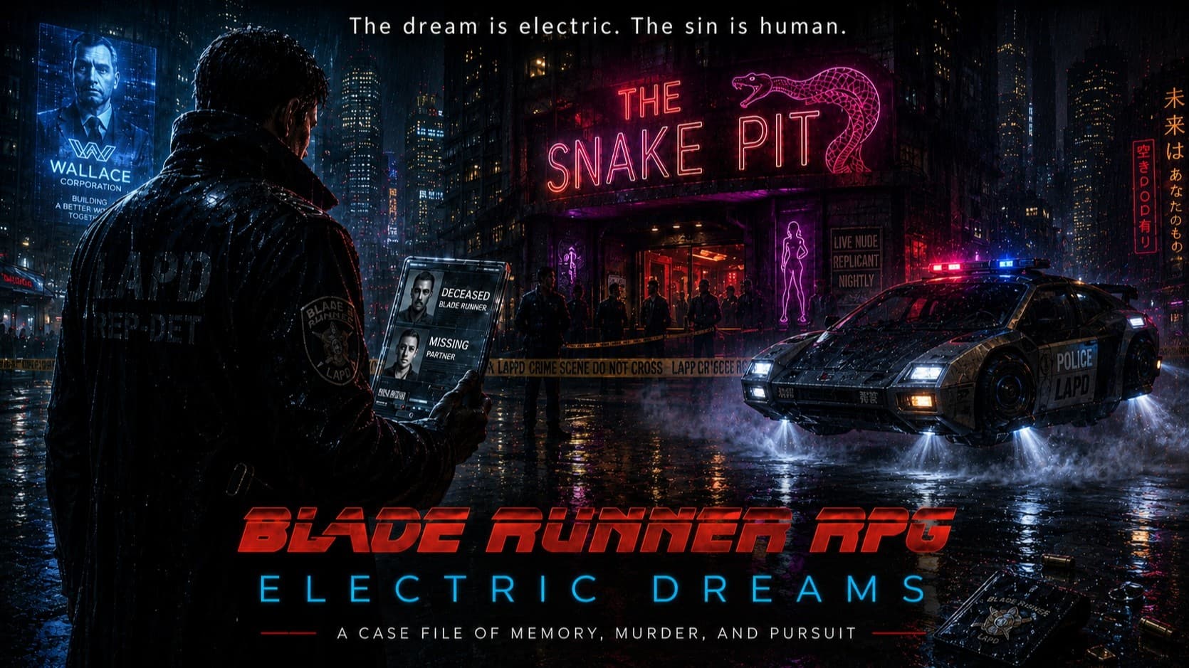 Blade Runner RPG: Electric Dreams | Beginner Friendly One-Shot