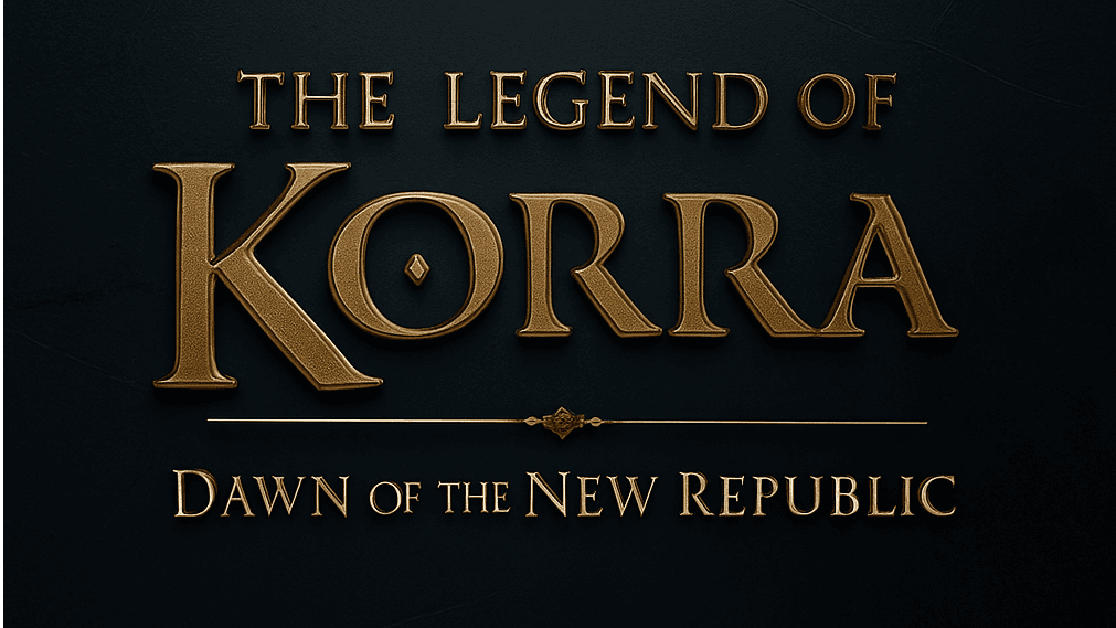 Legend of Korra: Dawn of a New Republic