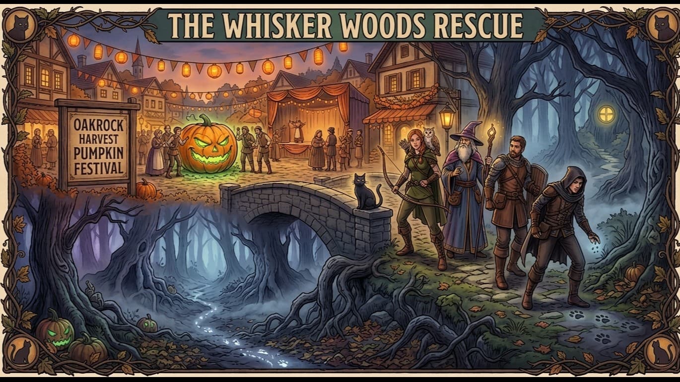 The Whisker Woods Rescue  - A Halloween One-Shot