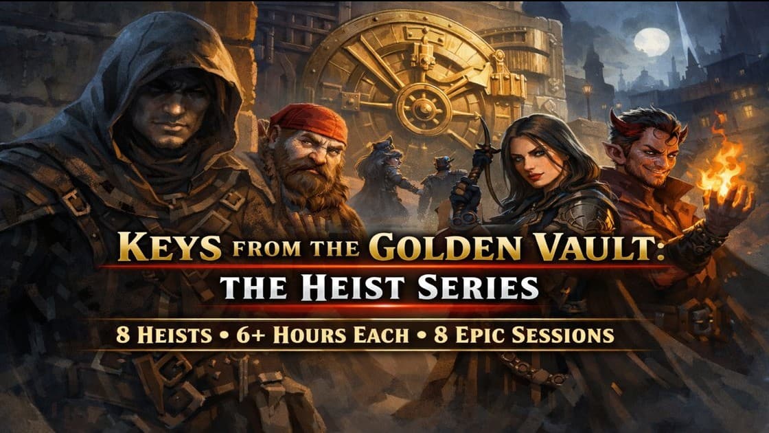 Saturday Heist Series: Keys from the Golden Vault