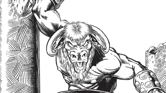 The Lost Citadel of the Scarlet Minotaur