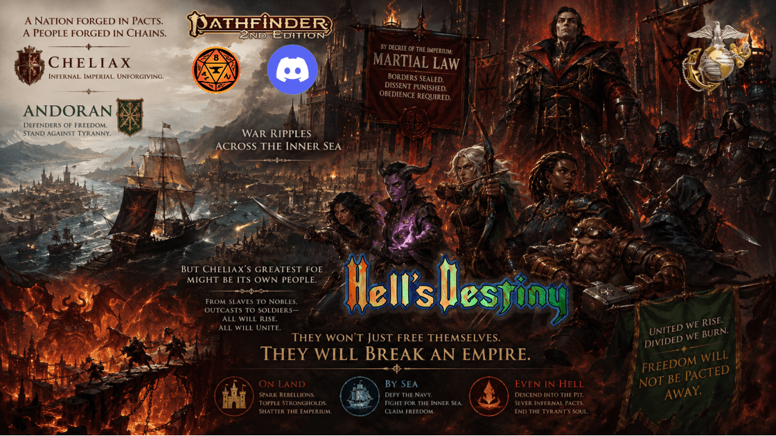 👿 Muerte's PF2: Hell's Destiny [Level 10-20]