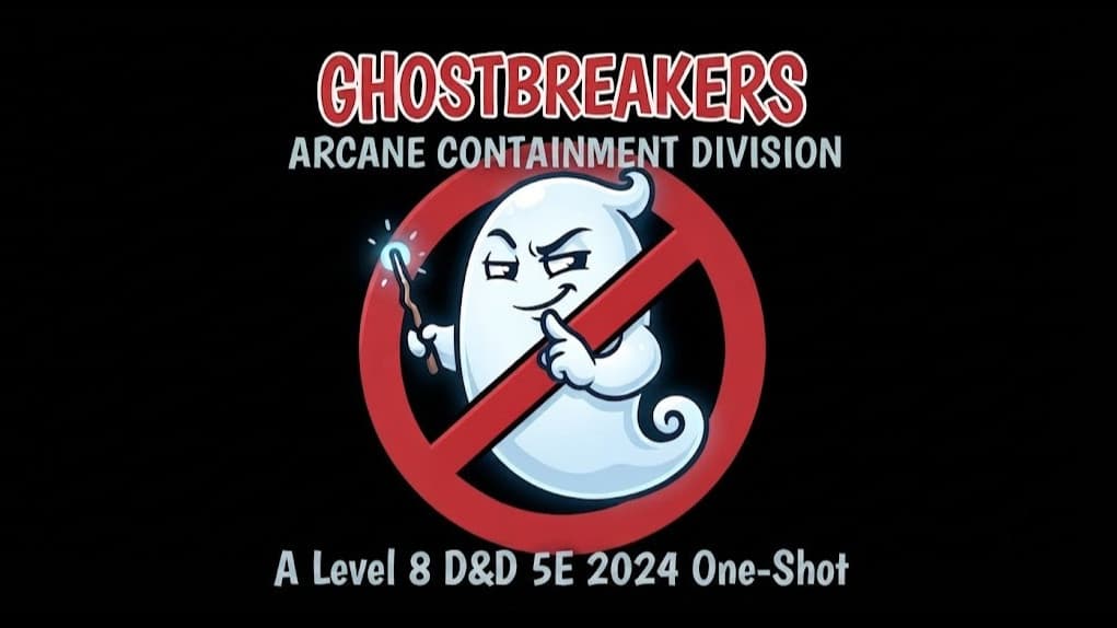 GHOSTBREAKERS A Level 8 D&D One-Shot