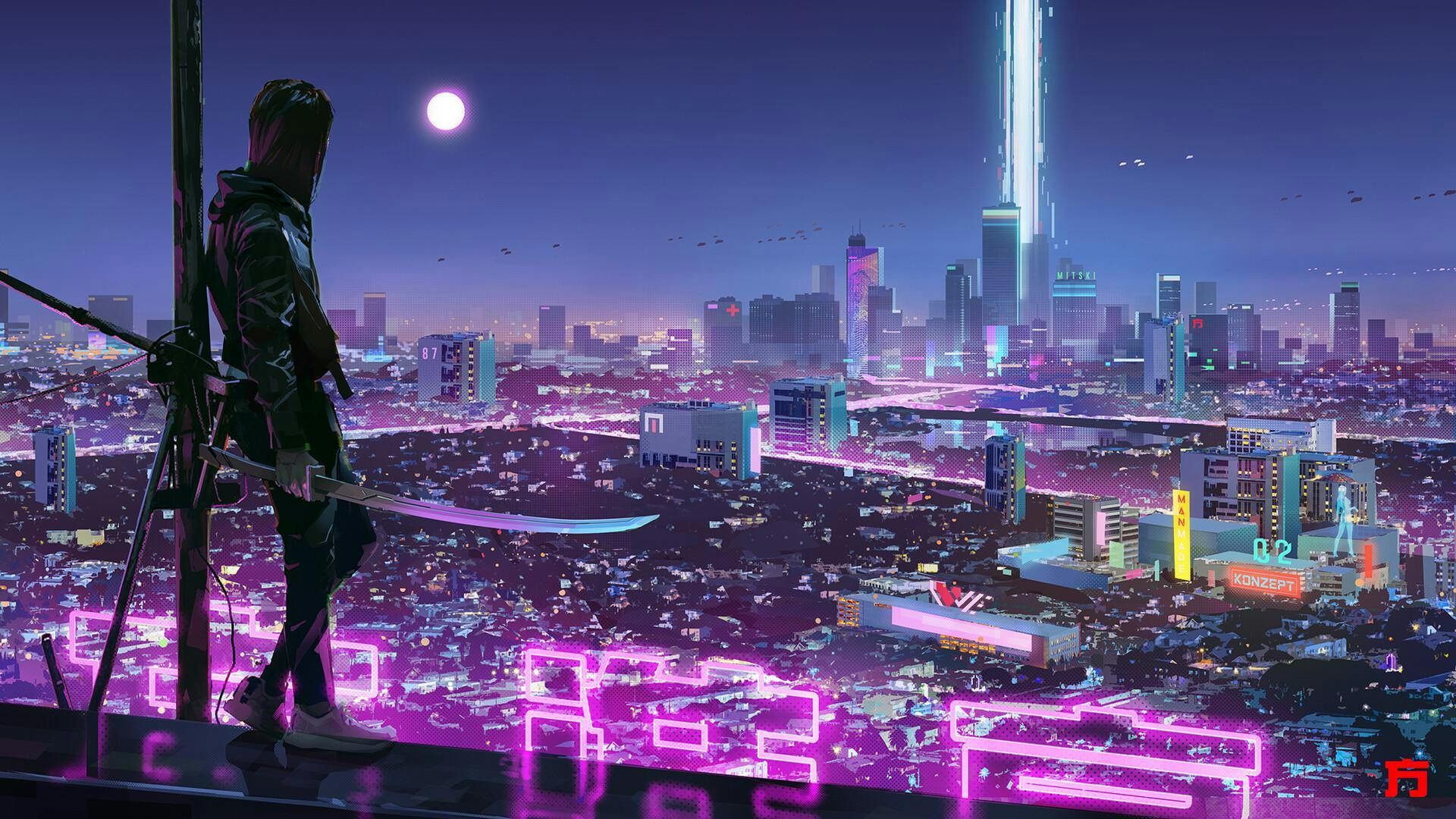 Cyberpunk Nomad Riot