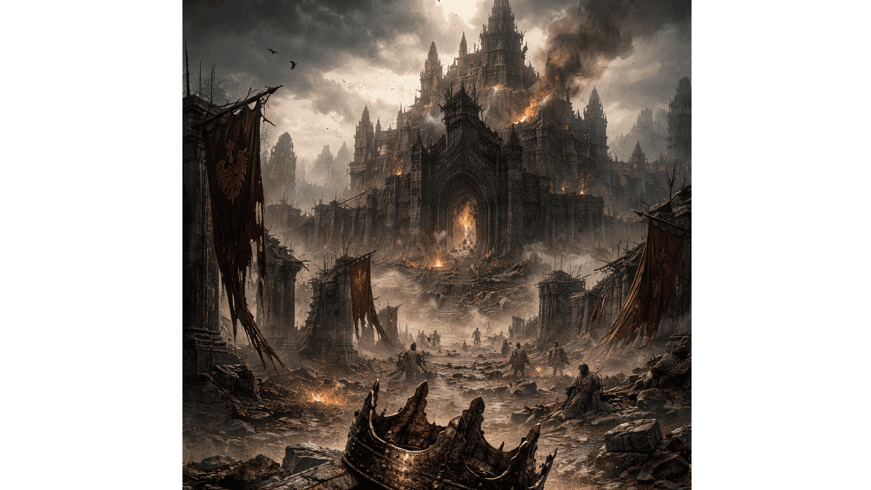 In the Ashes of the Crown, the Voices of the Gods Whisper.