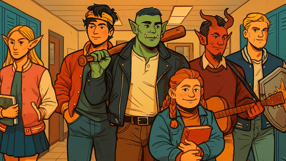 Fantasy High: D&D in 80s World (Play-by-post)