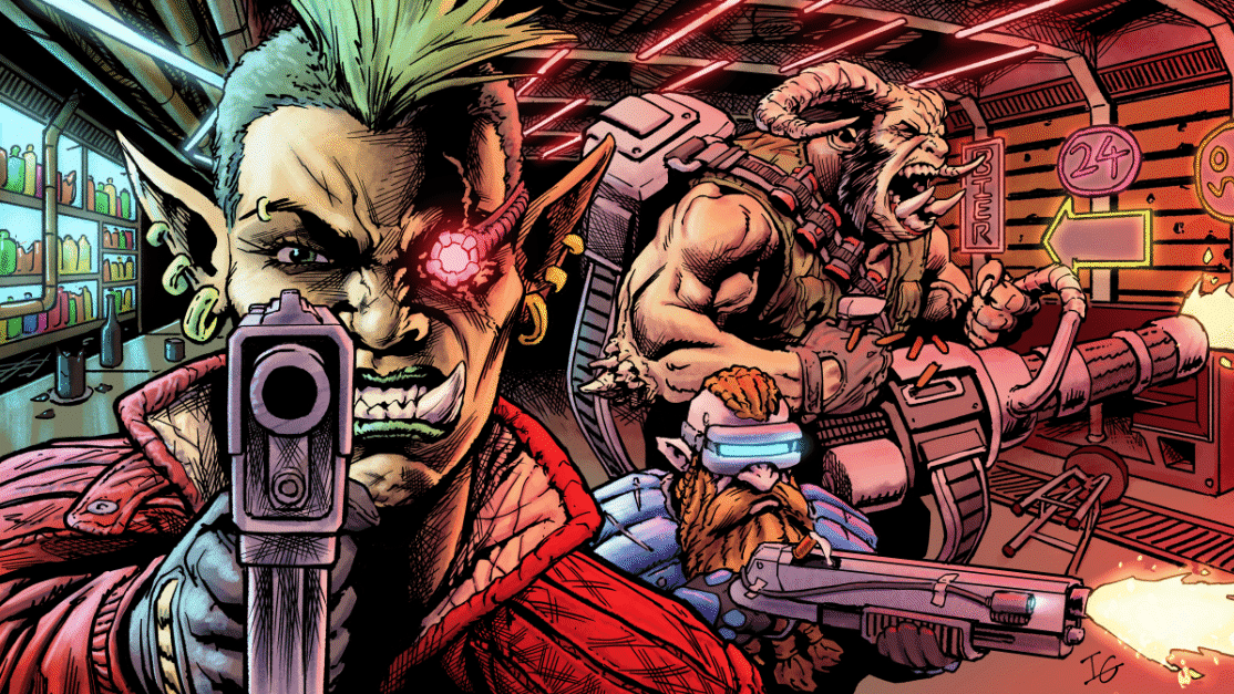 Blood of the Flux State - Learn to Play Shadowrun Anarchy 2.0!