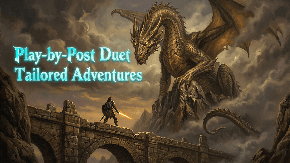 Play by Post Duet: Private Table | No schedule? No problem!