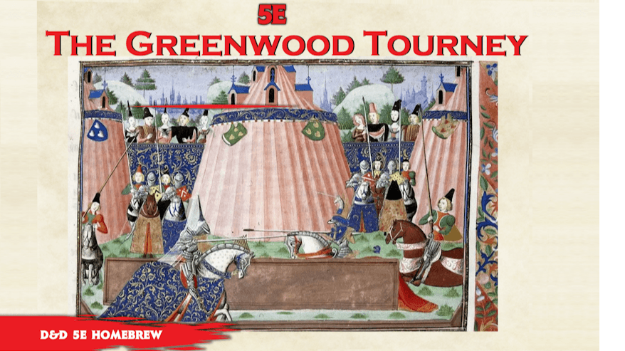 The Greenwood Tourney | Medieval Jousting | Court Intrigue