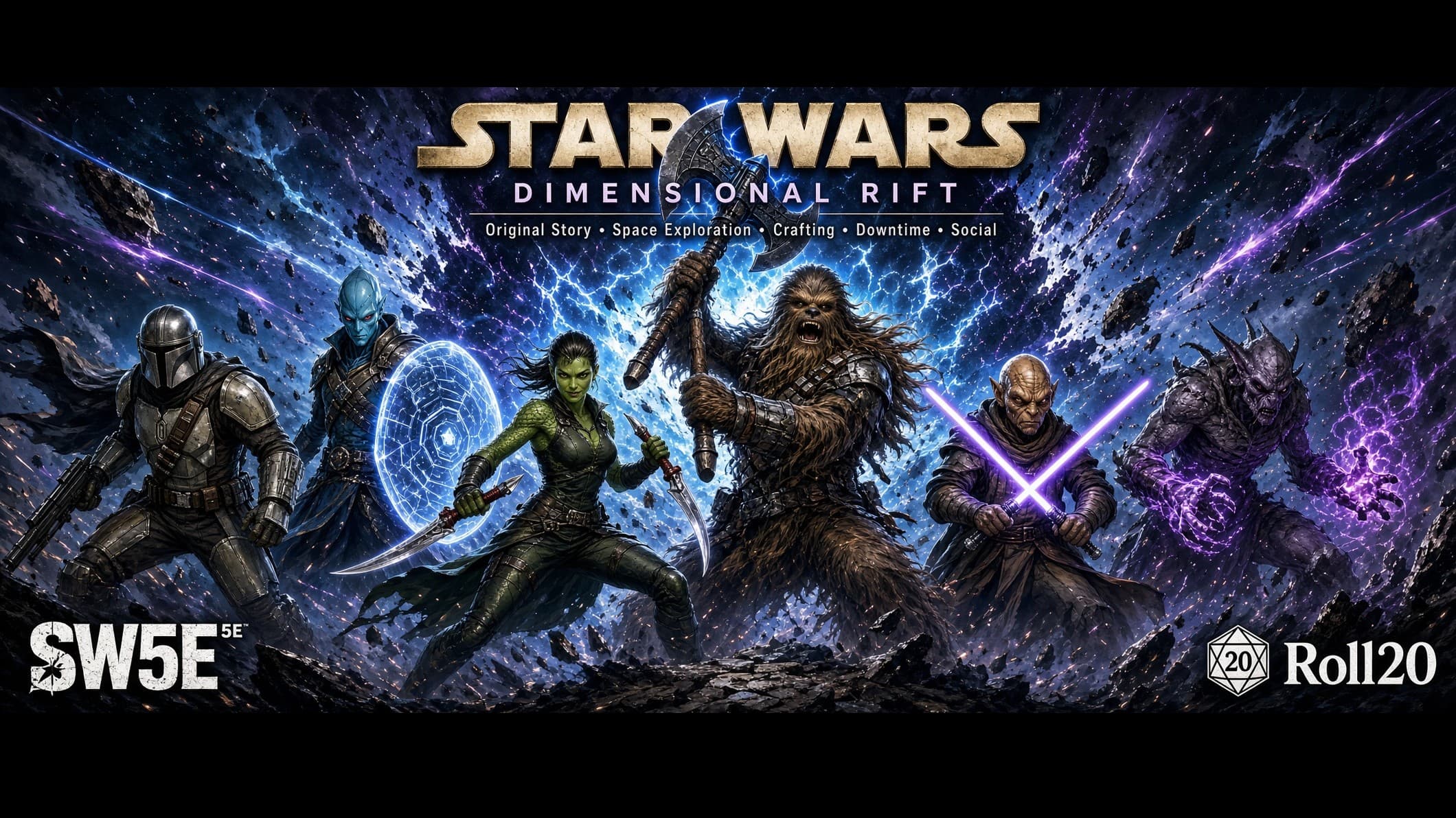 Star Wars: Dimensional Rift| Open World SW5E Campaign to Lv. 20