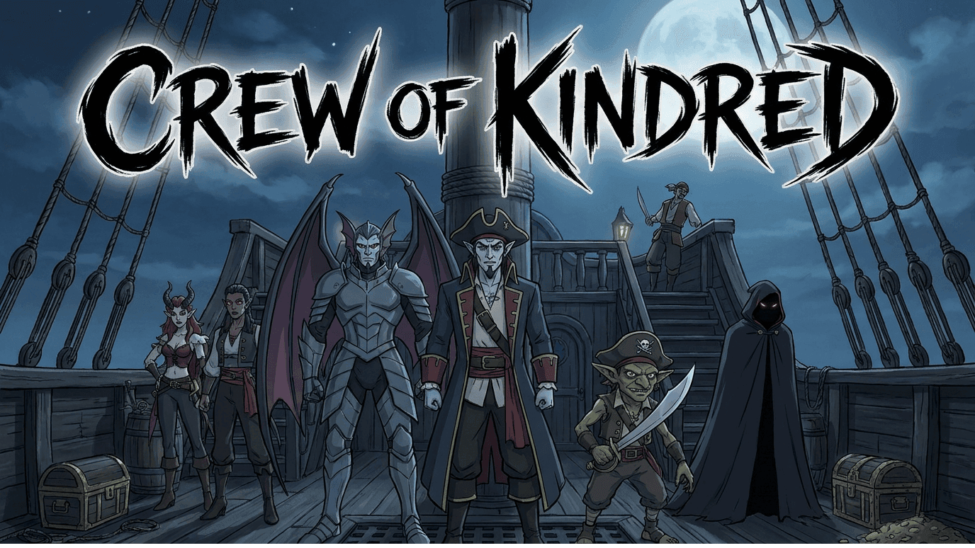 Crew of Kindred: A Gestalt D&D Vampire Pirate PbP