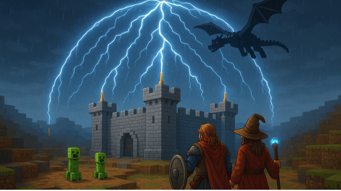 Lightning Keep: MineCraft meets D&D. PBP 2024 Rules Lv3