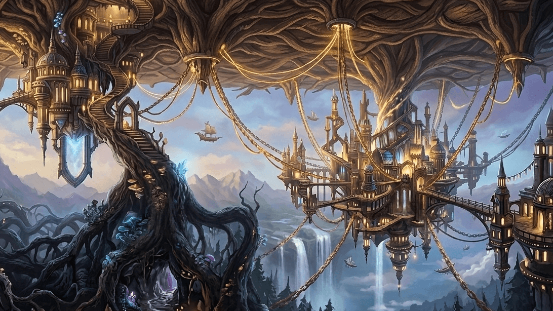 Aetheria: A World of Two Gravities