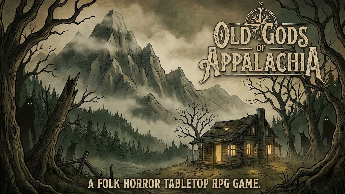 Old Gods of Appalachia: Easy to learn! Eldritch Folk Horror RPG
