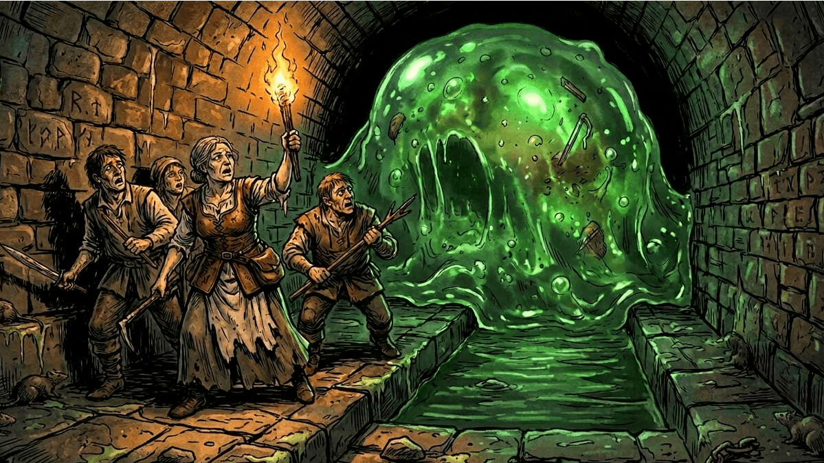 [Beg Freindly] Shadowdark: Gauntlet –Trial of the Slime Lord