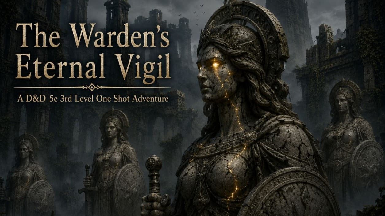 D&D 5e One-Shot | The Warden’s Eternal Vigil | Beginner-Friendly
