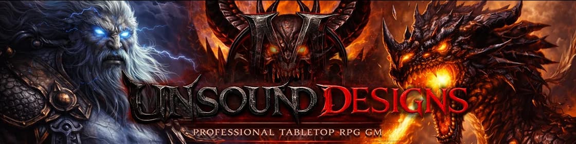 Unsound Designs banner