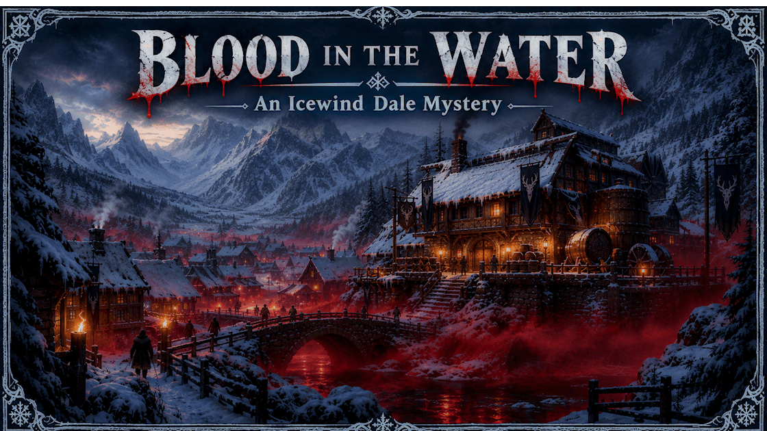 🩸 Blood In The Water 💧 An Icewind Dale Mystery | Level 8