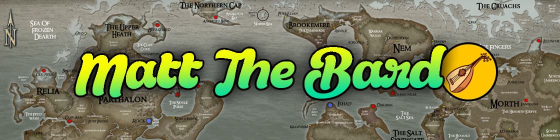 Matt the Bard banner
