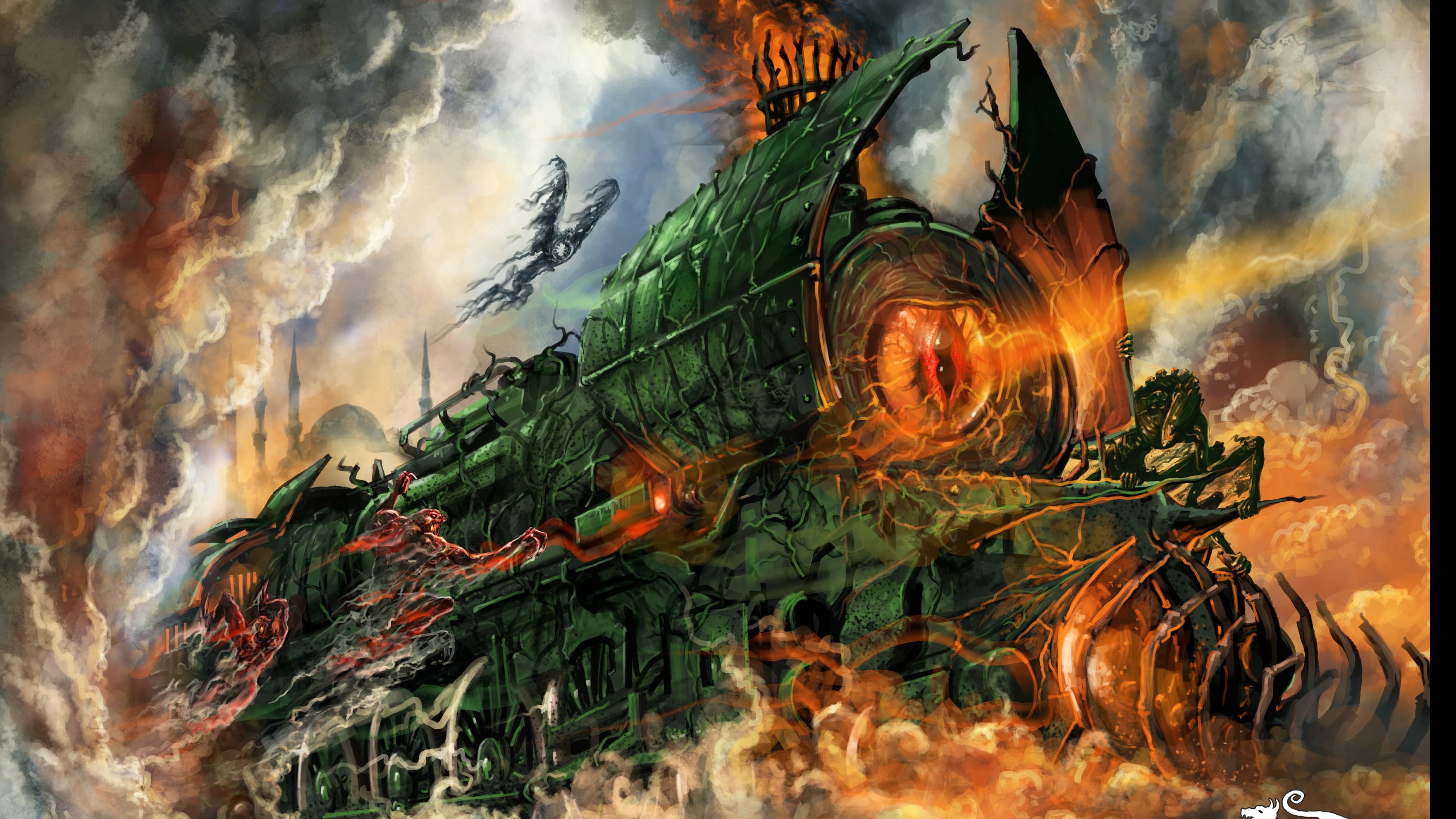 The Cyclopean Horror on the Orient Express