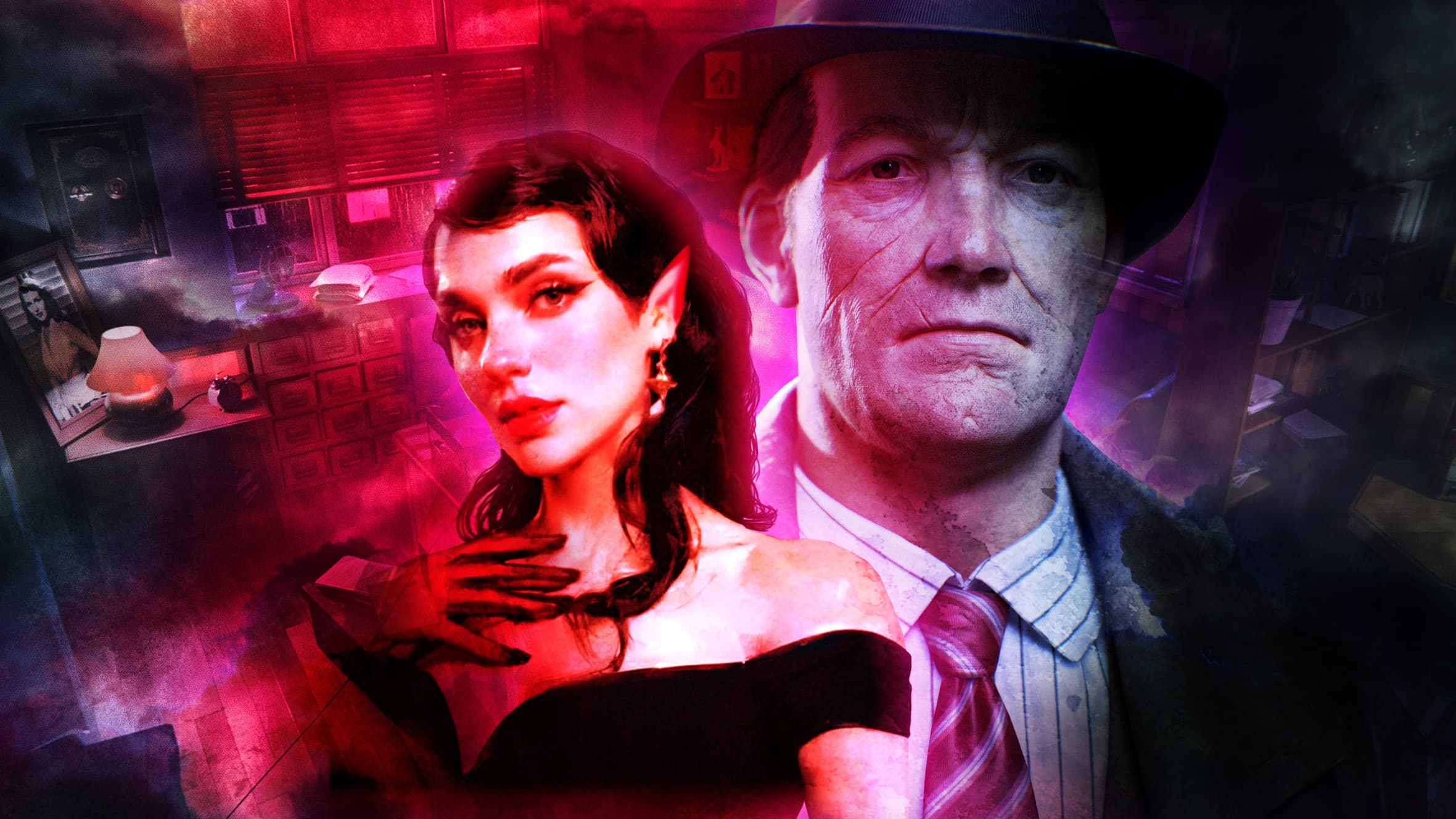 City of the Black Rose | Jazzy neon streets & noir mysteries