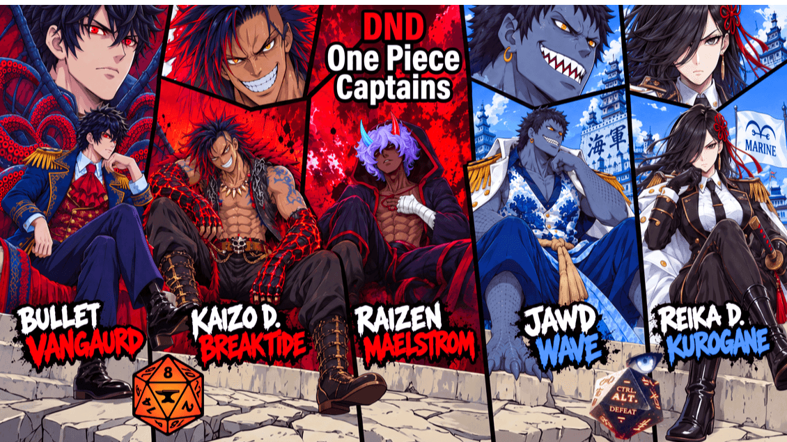 One Piece┇𝕂𝕒𝕠𝕥𝕚𝕔ˡᵛˡ8 Pirates Anime Homebrew Sandbox D&D