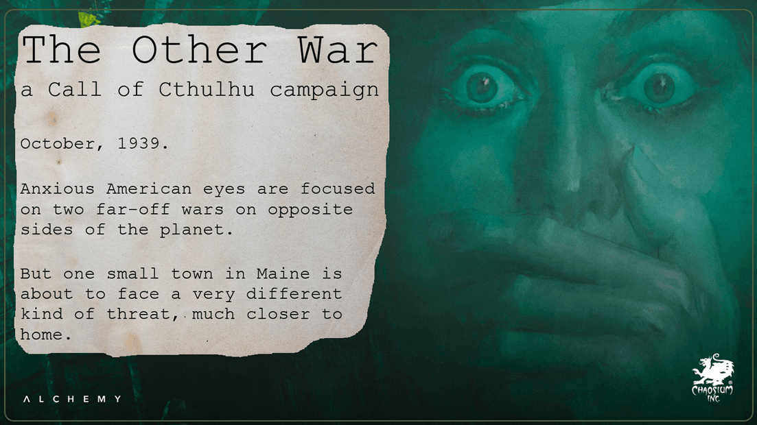 The Other War | Eldritch Horror in 1939 New England