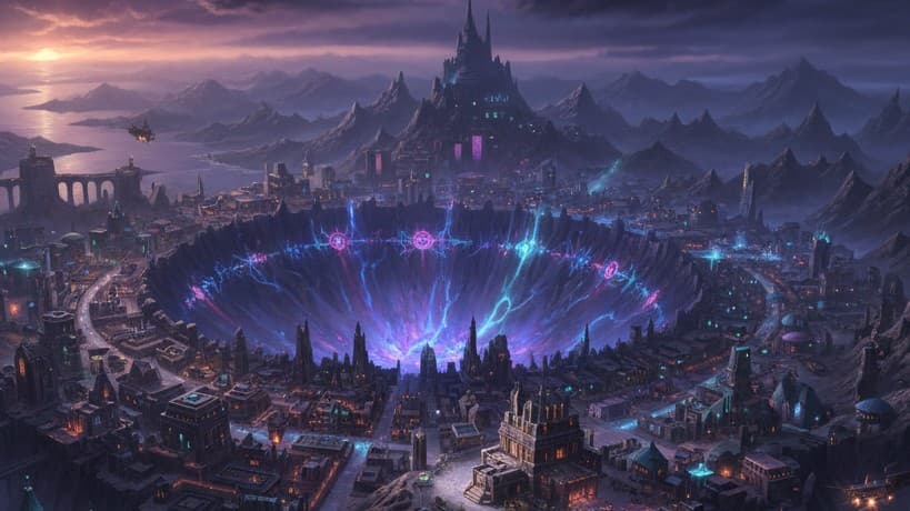 The Void Crater and The City of VOC