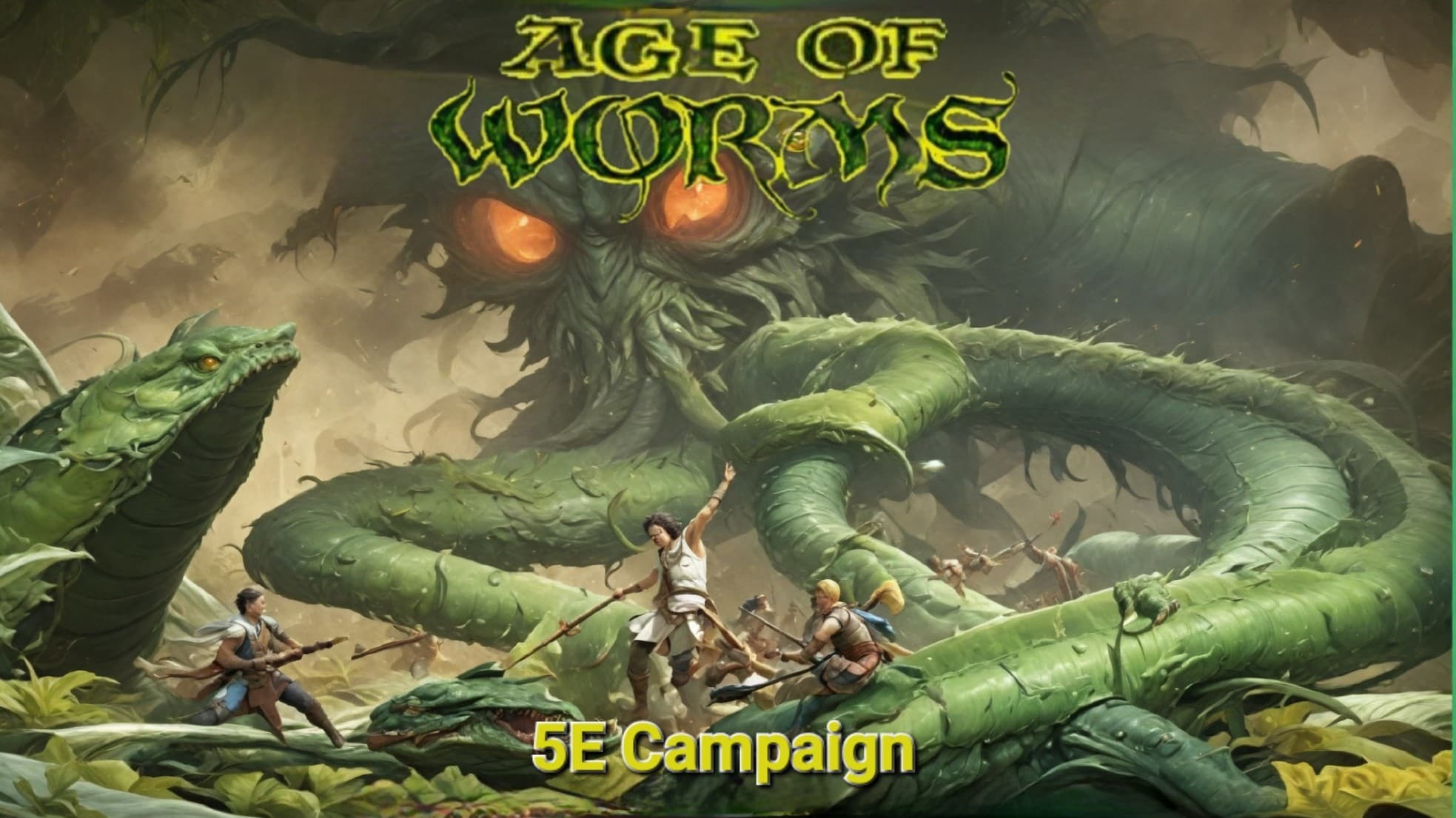 Age of Worms| D&D 5e adventure | Levels 1-20 | Free 1st Session