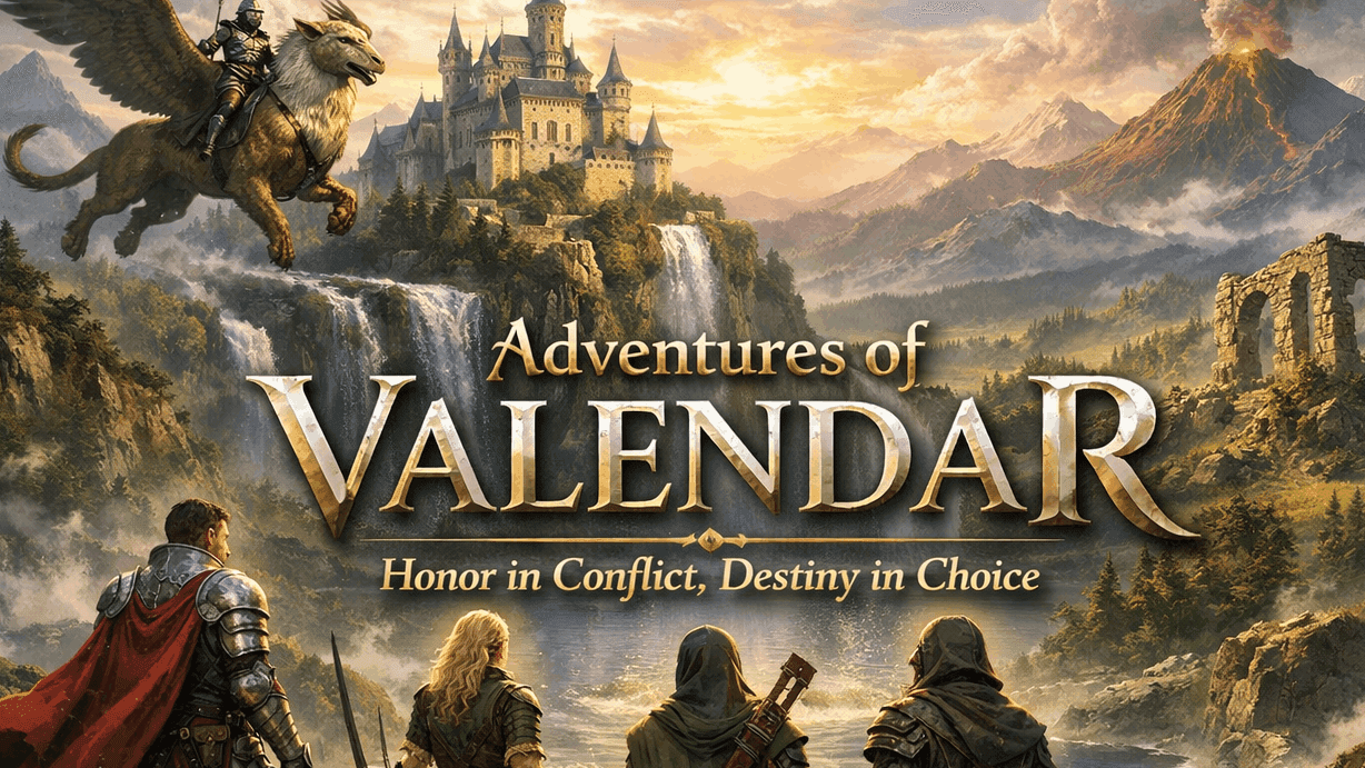 Adventures in Valendar: An Open World DnD 5e Experience