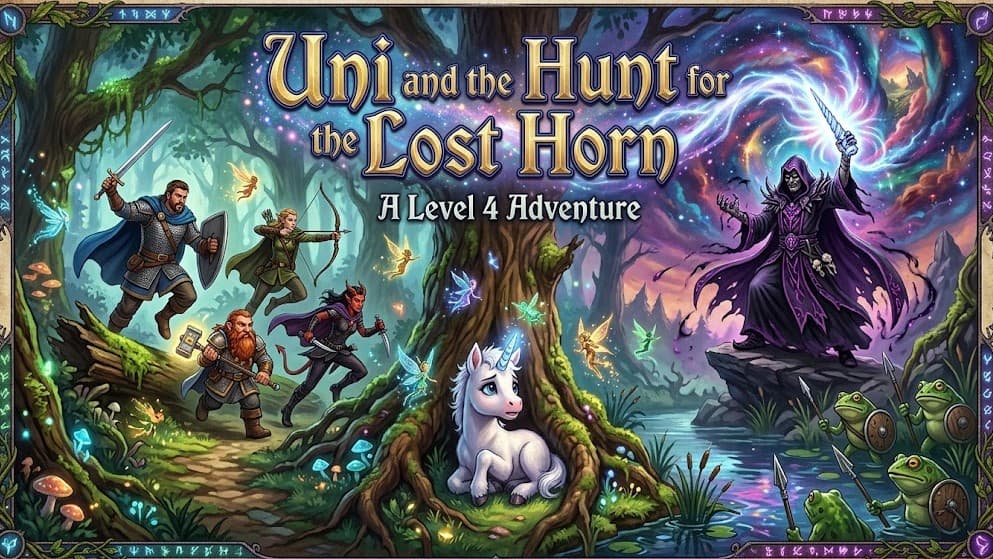 Uni & The Hunt for the Lost Horn [Level 4 Oneshot]