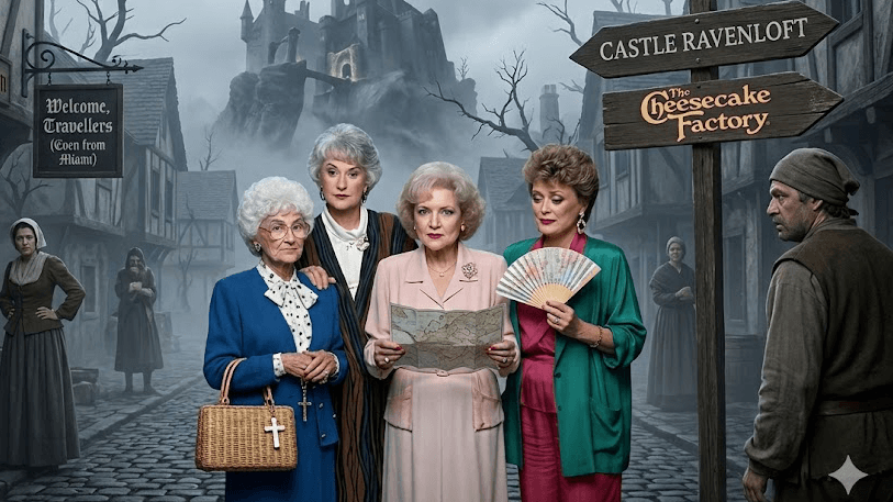The Golden Girls in Barovia: Curse of Strahd Edition