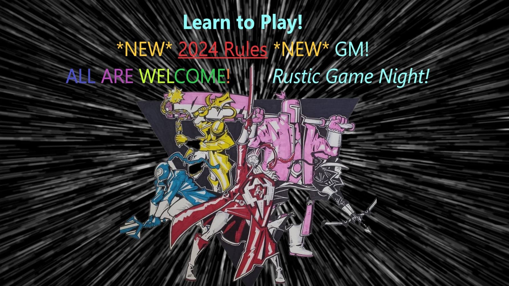 New Things Scare Me Too: Learn2play! Rules 2025 all are welcomed