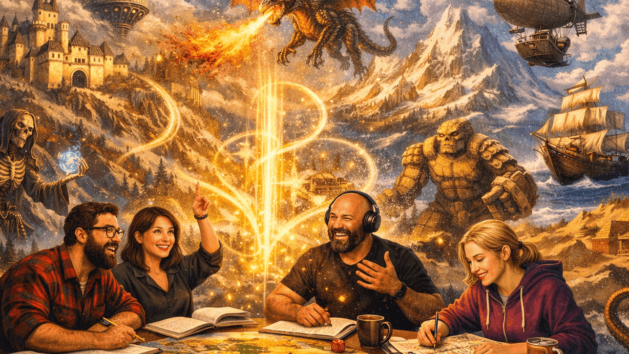 Favorite Fantasy World: Collaborative custom D&D One-Shot.