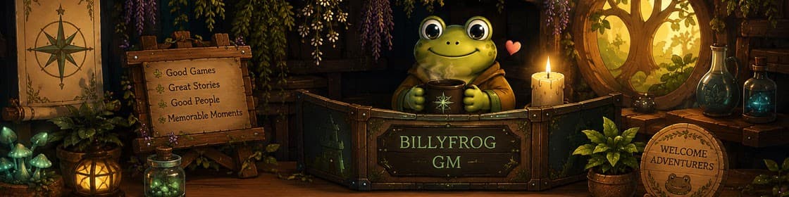 Billyfrog banner