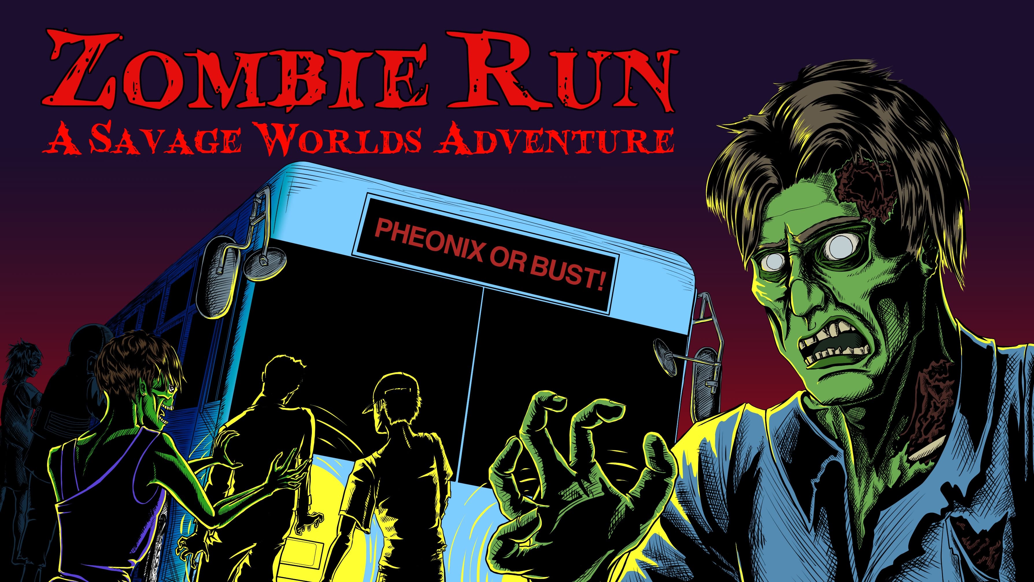 Zombie Run: a Savage Worlds adventure from coast to coast