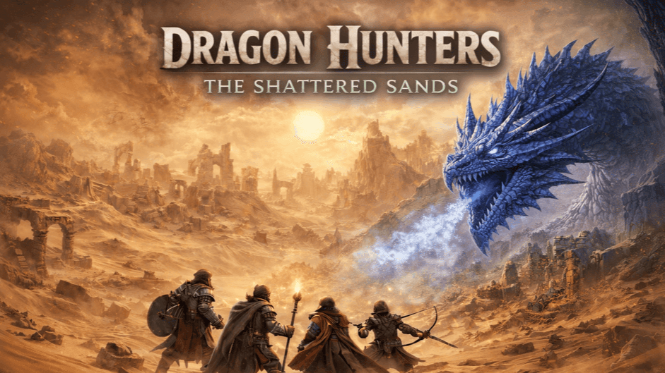 Blue Dragon —The Shattered Sands | A Dragon Hunter Series 1-Shot