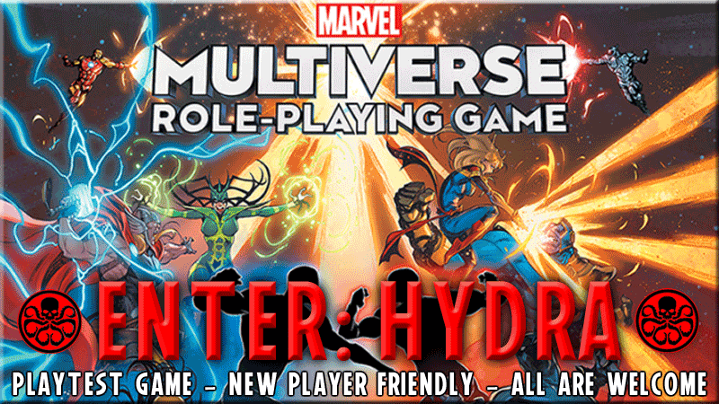 Marvel Multiverse Roleplaying Game - Enter: Hydra! Teaching Game for new Heroes