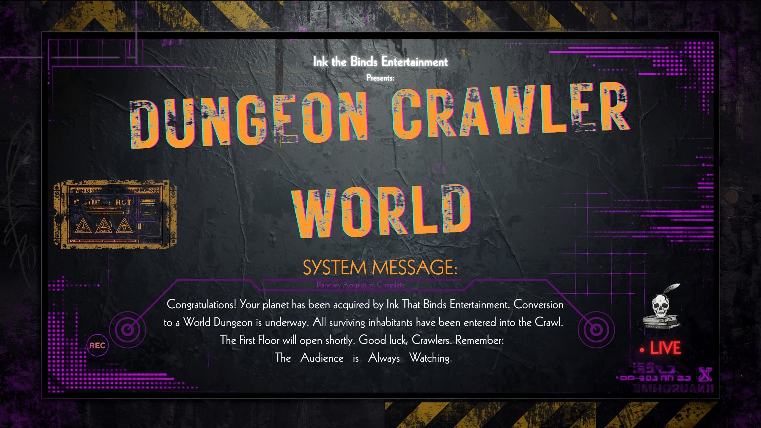 Ink that Binds Presents a Dungeon Crawler World