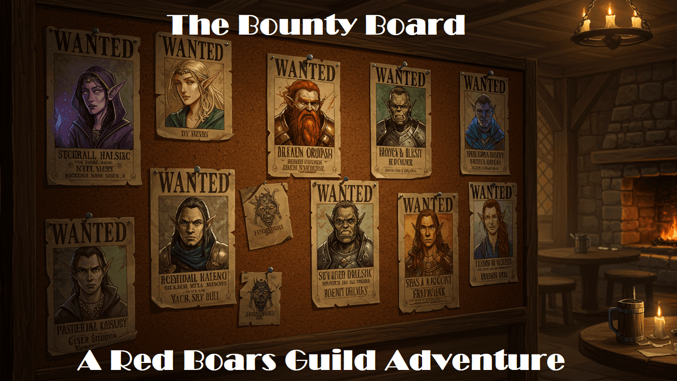 The Bounty Board, a tale of Wandermere