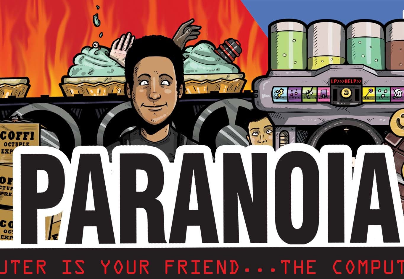 Learn to play Paranoia, betray your friends! - [YOUR CLEARANCE LEVEL IS NOT HIGH ENOUGH FOR THE TITLE OF THIS ADVENTURE]