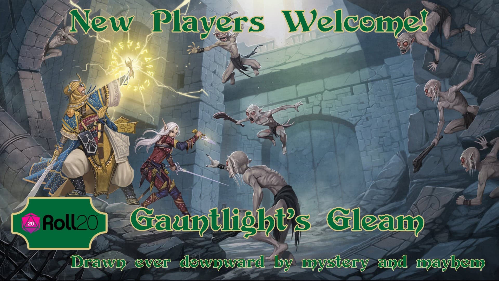 Gauntlight's Gleam: Drawn Ever Downward By Mystery And Mayhem