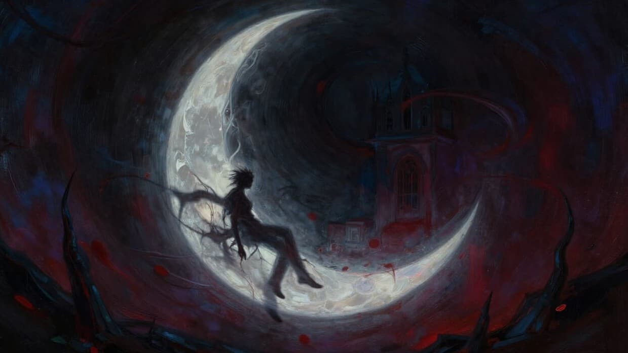 Crooked Moon. Wickermoor village and the Crooked house